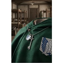 Dükkan Design Attack On Titan Keşif Birliği Kalkan ve Anahtar Kolye