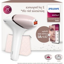 Larskas Philips Lumea 9900 Serisi BRI950/02 Ipl Tüy Alma, Skinaı Uygulama, Vücut ve Yüz Için 2 Başlık, Çanta