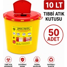 Telkar 10 Lt Tıbbi Atık Kutusu 50 Adet