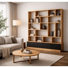 Woodwera Kitaplık,tv Ünitesi
