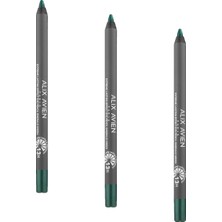 Hd Group Uzun Süre Kalıcı Suya Dayanıklı Akma, Dağılma Yapmayan Yeşil Göz Kalemi - Extreme Emerald Green (3 Paketi)