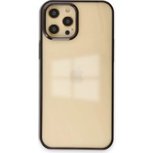 Hsc Bilişim Iphone 12 Pro Max Kılıf Element Silikon - Siyah