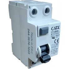Cata CT-9649 25A Kaçak Akım Rölesi 300MA Monofaze 6ka