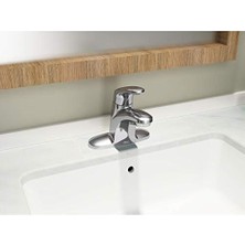 Hd Group Standard 7075004.002 Colony Pro Tek Kolu Banyo Bataryası Az Drenaj, Parlak Krom