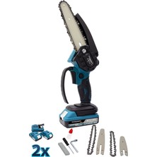 Stahlkraft Sth 6290 21V Güçlü Akülü Dal Budama Testeresi Çift Çalışma Tipi Yağlı Kesim