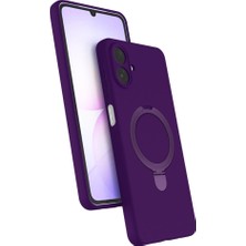 Hsc Bilişim Galaxy A07 4g Regal Magsafe Standlı Kapak - Derin Mor