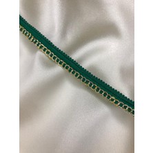 Ezel-In Tekstil Aksesuarları, Dekoratif Simli Biye Şerit, 50 Metre, KOD-P418