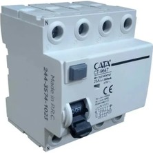 Cata CT-9647 25A Kaçak Akım Rölesi 300MA Trifaze 6ka