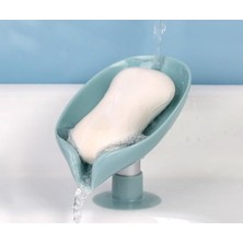 Hd Group Vantuzlu Su Giderli Sabunluk Kendinden Süzülen Drenajlı Sabunluk, Lavabo Kenarı, Banyo Mutfak Evye Için, Sünger Fırça Tutucu, Küflenme Önleyici Kurutmalı