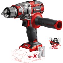 Einhell Profesyonel Darbeli Akülü Vidalama TP-CD 18/80 Li-i BL - Solo Power X-Change (18 V, Kömürsüz, 80 Nm, darbeli delme fonksiyonu, 13 mm mandren, 2 vites, akü dahil değildir) - 4514305