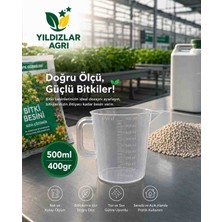 STAR GRASS 500ML/400GR Pratik Gübre Ölçü Kabı (Bitki Besin- Gübre Ölçeği) -ÇSB