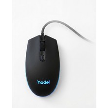 Node Game Kablolu Rgb Gaming Mouse, 1600 Dpı, 3000 Hz, Örgü Kablolu Siyah Gaming Fare, Optik Lensli, Rgb Animasyonlu