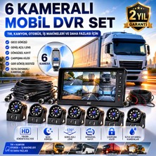 Umsn 6 Kamera 1080P Ticari Araç Kamera Seti - 10'' Inç Dokunmatik Ekran