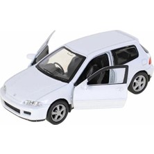 Welly Çek Bırak 12 Cm. HONDA CIVIC EG6 - BEYAZ