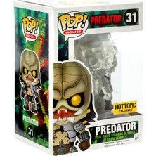 Funko Pop Movies Predator #31 Hot Topic Exclusive Clear Green Blood Invisible Figure Figür