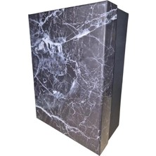 Gıpta Mıdnıght Marble Dikdörtgen Hediye Kutusu BX3367 E No:6 270X360X140MM - Tekli