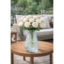 Plant Home Power Mix Şık Kesitli Dekoratif Çiçek Vazosu