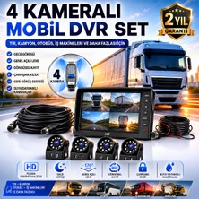 Umsn 4 Kamera 1080P Ticari Araç Kamera Seti - 10'' Inç Dokunmatik Ekran