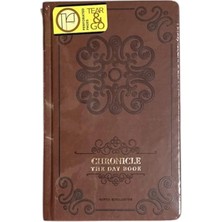 Gıpta Chronıcle The Day Book Iplik Dikişli Deri Sert Kapak 13X21CM 120YP. Çizgili Defter 8519 - Tekli