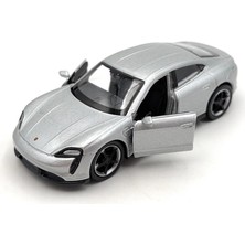 Welly Çek Bırak12 Cm. PORSCHE TAYCAN TURBO S - GRİ