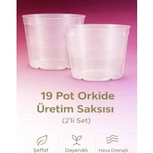 Plant Home Power Mix 19 Pot Orkide Üretim Saksısı -2 Adet