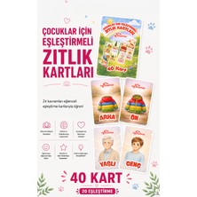 Yogatoon Kids World Çocuklar Için Zıt Kavramlar Eşleştirme Kartları – 40 Kartlık Eğitici Set