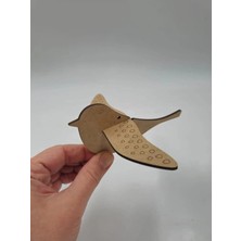 Mu Art Ahşap 8 Adet Sevimli Kuşlar Ahşap Boyama Okul Dıy Etkinlik Aktivite Sanat 13 cm