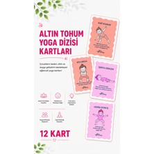 Yogatoon Kids World Çocuk Yogası Eğitim Kartları – Altın Tohum Temalı Farkındalık Seti 12’li