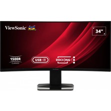 Viewsonic 34" VG3419C 1500R Kavisli Curved 3440X1440 Uwqhd 0.4ms 120HZ Hdmi-Display Port  Docking Kvm Amd Freesync Premium Pro Monitör