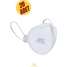 Silent Sl 1002 Ffp2 Nr Lastikli Kulak  Maske (20 Adet)