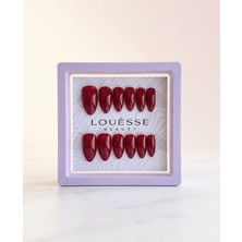 Louesse Beauty Louésse Beauty Basıc Ruby Red Takma Tırnak Seti