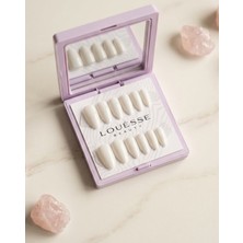 Louesse Beauty Louésse Beauty Basıc Milky White Takma Tırnak Seti