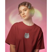 Muhtar Store British Longhair Zarafeti – Kadın Oversize Tişört