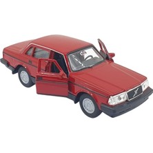 Welly Çek Bırak 12 Cm. Volvo 240 Gl - Kırmızı