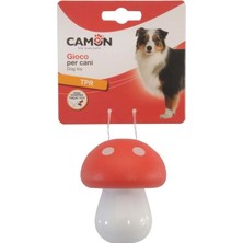 Camon Tpr Ödül Hazneli Mantar Şeklinde Dayanıklı Köpek Oyuncağı 9 cm