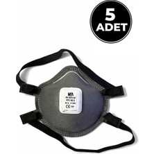 Mfa 5 Adet Ffp3 Ventilli Profesyonel Üst Kalite Aktif Karbonlu Koruyucu Maske