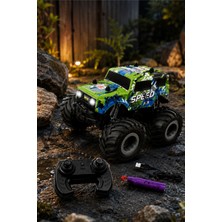 KoseToys Uzaktan Kumandalı Araba Off Road 2.4 Ghz Işıklı Şarj Edilebilir Pilli Speedstar Yeşil