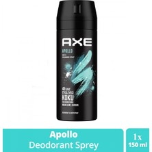 MiraLive Axe Erkek Sprey Deodorant Apollo 48 Saat Etkileyici Koku Vücut Spreyi 150 ml