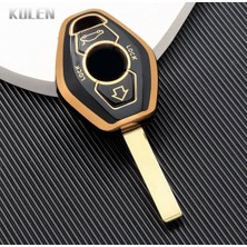 Bmw X3 X5 Z3 Z4 3 5 7 Serisi E38 E39 E46 E83 Anahtar Kılıfı Siyah/gold