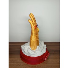 3Defa Craft Avengers Sonsuzluk Eldiveni (Infinity Gauntlet) 3D Baskı Dekoratif Figür – El Boyaması Detaylı Koleksiyon Parçası
