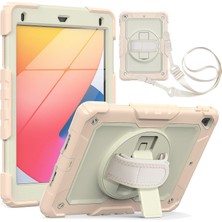Fırsatkolik iPad 5 Air 9.7 Kılıf Strap New Tablet Kapak - Pembe