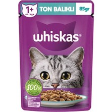 Fırsatkolik Pouch Jöle Içinde Ton Balıklı Yetişkin Kedi Konservesi 12 Adet 85 gr