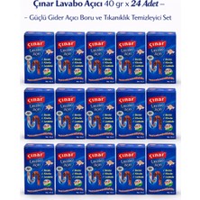 Fırsatkolik Çınar Lavabo Açıcı 40 gr x 24 Adet – Profesyonel Güçlü Gider Açıcı Tıkanıklık Temizleyici Set