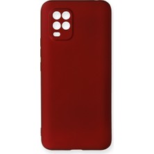 Renas Store Mi 10 Lite Kılıf First Silikon - Bordo