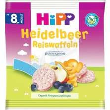 2 Adet Hipp Organik Yaban Mersinli Pirinçli Bebek Gofreti 30 gr