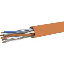 MiraLive Cat6 U/utp Dış Mekan Ethernet Kablosu Cu Hffr 23 Awg 305 M - Turuncu ER6004