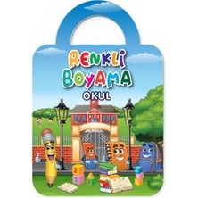 Kuzgun Ticaret Renkli Boyama-Okul