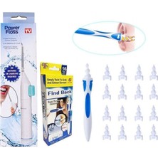 MiraLive Kulak Temizleme ve Power Floss Mekanik Diş ve Ağız Temizleme Aleti Seti