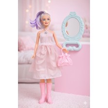 Kuzgun Ticaret Moda Seti - Aksesuarlı 30 cm Bebek Seti  (Lisinya)