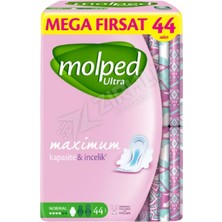 5 Adet Molped Ultra Hijyenik Ped Anatomik Normal Mega Fırsat 44'lü